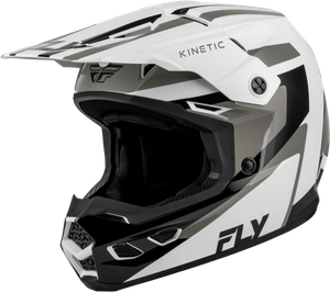 Fly Racing - Kinetic Sync Helmet White/black/grey Xs - 73-2001XS