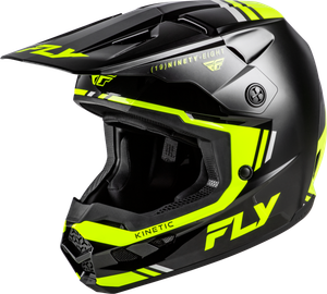 Fly Racing - Kinetic Verdict Helmet Black/hi-vis/grey Xl - 73-8723X