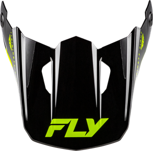 Fly Racing - Kinetic Verdict Helmet Visor Black/hi-vis/grey Md/lg - 73-8723VM