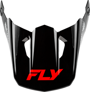 Fly Racing - Kinetic Verdict Helmet Visor Black/red/white Md/lg - 73-8721VM
