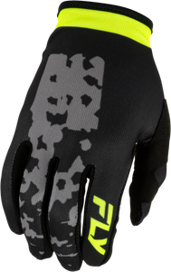 Fly Racing - Lite Flake Gloves Grey/hi-vis/black Xl - 380-711X