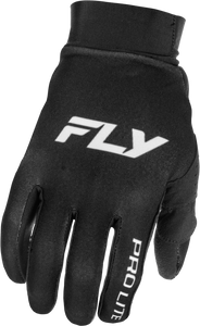 Fly Racing - Pro Lite Gloves Black/white 3x - 379-0403X