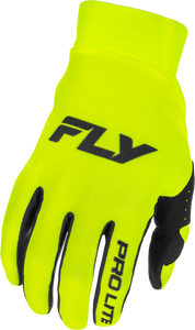 Fly Racing - Pro Lite Gloves Hi-vis/black 3x - 379-0463X