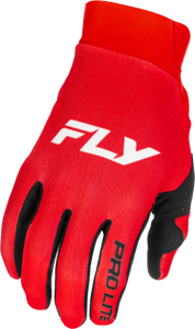 Fly Racing - Pro Lite Gloves Red/white Md - 379-044M