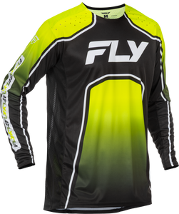 Fly Racing - Rayce Bicycle Jersey Lime/black/white Md - 379-053M