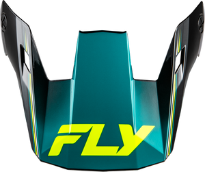 Fly Racing - Rayce Repeat Helmet Visor Black/teal/hi-vis Xl - 73-8623VX