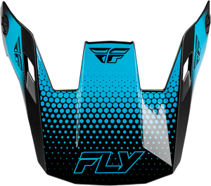 Fly Racing - Rayce Sonar Helmet Visor Black/electric Blue Ys-yl - 73-3654VY