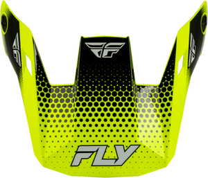 Fly Racing - Rayce Sonar Helmet Visor Hi-vis/black/white Ys-yl - 73-3653VY
