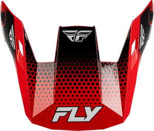 Fly Racing - Rayce Sonar Helmet Visor Red/black/white Ys-yl - 73-3651VY