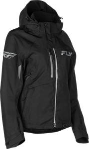 Fly Racing - Women's Carbon Jacket Black/grey Sm - 470-5210S