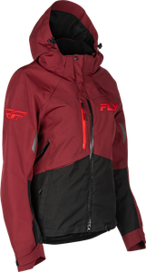 Fly Racing - Women's Carbon Jacket Merlot/red Lg - 470-5211L
