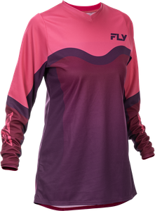 Fly Racing - Women's F-16 Jersey Pink/mauve Lg - 379-821L
