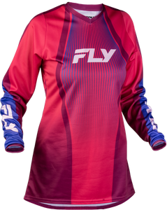 Fly Racing - Women's F-16 Lift Jersey Pink/purple/white Xl - 380-823X