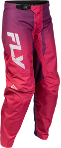 Fly Racing - Women's F-16 Lift Pants Pink/purple/white Sz 13/14 - 380-83313