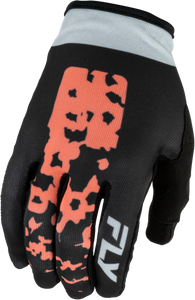 Fly Racing - Women's Lite Flake Gloves Black/light Grey/coral Xl - 380-610X