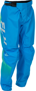Fly Racing - Youth F-16 Pants Blue/hi-vis Sz 18 - 379-23318