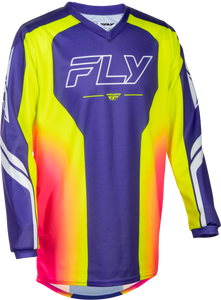 Fly Racing - Youth F-16 Raze Jersey Purple/pink/yellow Ym - 380-224YM