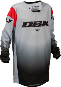 Fly Racing - Youth Kinetic Dbk Jersey Grey/black/red Yxl - 379-520YXL