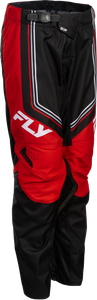 Fly Racing - Youth Kinetic Dbk Pants Black/red/white Sz 22 - 380-53422
