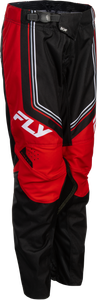 Fly Racing - Youth Kinetic Dbk Pants Black/red/white Sz 26 - 380-53426