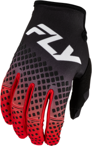 Fly Racing - Youth Kinetic Fade Gloves Black/red/white Yl - 380-511YL