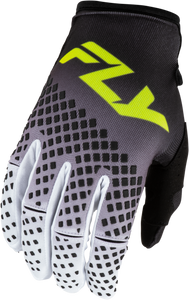 Fly Racing - Youth Kinetic Fade Gloves Black/white/hi-vis Ys - 380-510YS