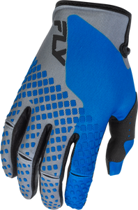 Fly Racing - Youth Kinetic Gloves Blue/grey/black Yl - 379-411YL