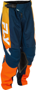 Fly Racing - Youth Kinetic Pants Navy/orange Sz 24 - 379-43424
