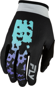Fly Racing - Youth Lite Flake Gloves Black/grey/multi Ys - 380-710YS