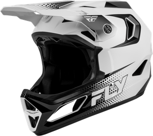 Fly Racing - Yth Rayce Sonar Bicycle Hlmt White/black Yl - 73-3650YL