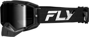 Fly Racing - Zone Elite Snw Goggle Blk/blk W/blk Mir/plrzd Smoke Lens - 37-4108