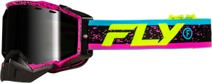 Fly Racing - Zone Snow Goggle Pink/blk W/pink Mirror/rose Lens - 37-50283