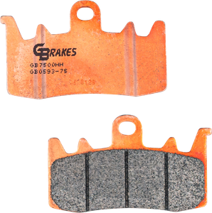 Gbrakes - Brake Pads Sintered Ceramic - GB0593-75