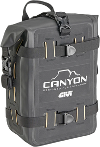 Givi - Canyon Adv Cargo Bag 8l Engine Guard / Tail Bag Black - GRT722B