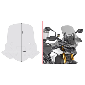 Givi - Windshield Specific Smoke Tri - D6415S