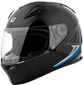 Gmax - Ff-49 Syth Helmet Black/blue Lg - F1498136