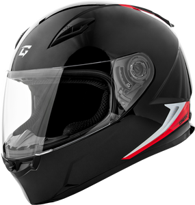 Gmax - Ff-49 Syth Helmet Black/red Lg - F1498156
