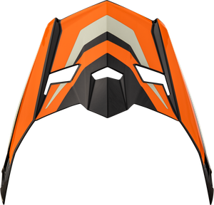 Gmax - Mx-46 Cyclus Visor Black/orange Md-2x - G046952