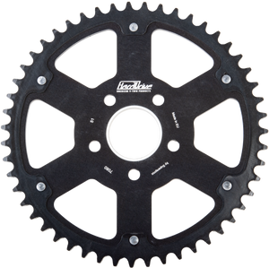 Harddrive - Carbon Tooth Sprocket 49t Black / Black  84-22 - RST-7080_WPS:49-BLK