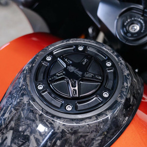 Hofmann Designs - 5 Star Gas Cap Assembly Black Cvo `23-24 - HDB-1080B