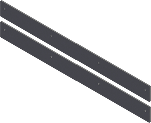 Kfi - Wear Bar Wing Kit V-plow (2pc) - 106057-R