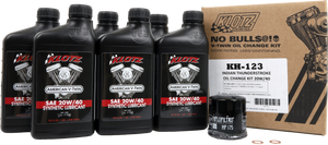 Klotz - Indian Thunderstroke 6qt Synthetic Oil Change Kit - KH-123