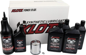 Klotz - Premium Harley Davidson 4qt Synthetic Oil Change Kit - KH-104