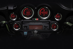 Koso - Hd-02 Series Gauge Kit Silver Bezel Oil Temp - BA050905
