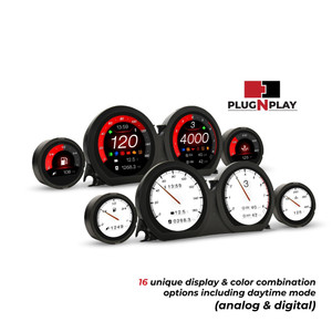 Koso - Hd-03x 4 Piece Gauge Kit Touring 14-23 - BA064930