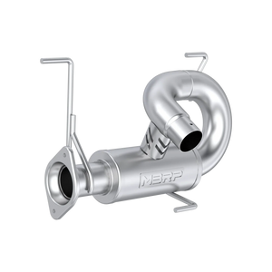 Mbrp - Single Slip-on System W/ 5" Performance Muffler Chrome - AT-9543PT