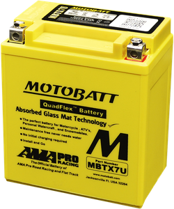 Motobatt - Battery Mbtx7u Sealed Factory Activated - MBTX7U