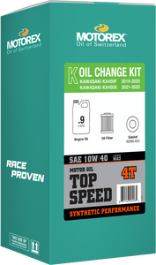 Motorex - Top Speed Oil Change Kit 0.90l 10w/40 Kaw - 311248