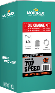 Motorex - Top Speed Oil Change Kit 1.04l 10w/30 Hon - 311250