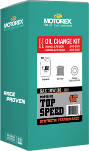 Motorex - Top Speed Oil Change Kit 1.08l 10w/30 Hon - 311249